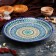 Largan Rishtan ceramics "Patterns", 39 cm, blue