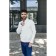 Jumper male ise, size 52, white color