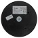Decorative backlight LED 9W 3500k Black IP54 for interior, facades of buildings
