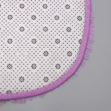 Bath and toilet rug of the Dula "Pushistik", 40 × 60 cm, lilac color-3