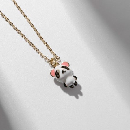 Panda Panda Panda is cute, the color is white-black in gold, 40 cm