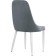 CHART STALL CARA Kora Metal/Velur, White/Gray 47x57x89 cm