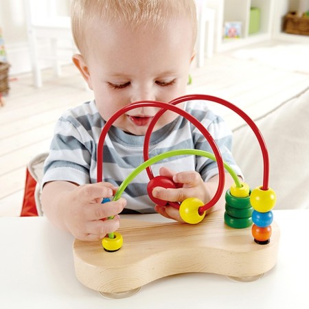 Toy "Children's wooden maze: colored balls"-2