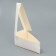 Box for a cake with a window, confectionery packaging "White" 16 x 6 x 8 cm