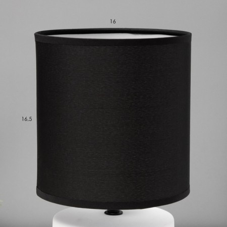 Aristia desktop lamp E14 40W white-black 16x16x28 cm-2