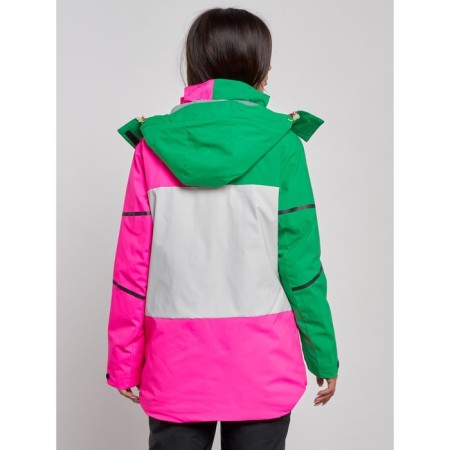 Ski jacket female winter, size 48, pink color-3