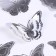 Set for decorating "Butterflies", 12 pieces, silver color