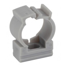 Clips Clip Clip-F-16 for a pipe with a cutting gray D16 mm