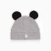 Baby hat, color gray-melange, size 52-54