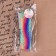 Lace kapron "Rainbow Wave", 28 mm × 10 ± 1 m, color multi -colored # 3