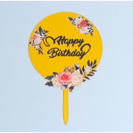 Topper "Happy Birthday"