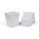 Pot for seedlings, 250 ml, d = 7 cm, h = 8 cm, white