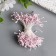 Stamens for flowers "Drops mature light-lilac" d = 1.5 mm set 400 pcs length 6 cm