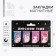 Unicorn Time magnetic bookmarks on a postcard, 4 pcs