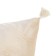 Decorative pillowcase with brushes Ethel Milk color, 45x45 cm, polyester, velor