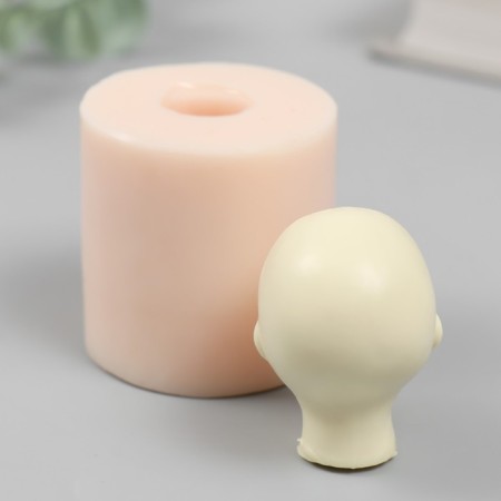 Mold Silicon "Baby Head" No. 18 3x3.5x4 cm-2