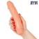 Sexy Boy vibrator, realistic, built -in vibrator, 17.5 x 4 cm, PVC, bodily