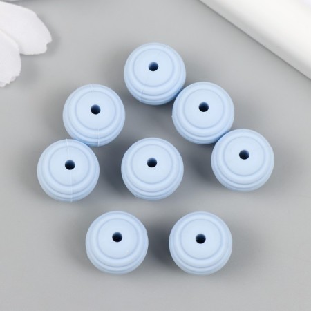 Busina Silicon "Round with a beam" gray-blue d = 1.5 cm-1