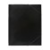 A4, 500MKM, calligrata elastic band on elastic band, root of 25 mm, up to 230 sheets, embossing "sand", black