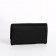 Women's wallet on the button, black color