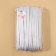 Gum for straps, shiny, 10 mm, 50 ± 0.5 m, white color