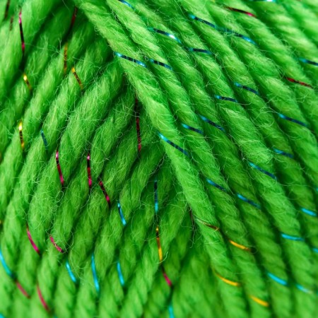 Yarn 70% acrylic, 30% silk "Softy Shine" 50 g 85 m color 20 grass-3