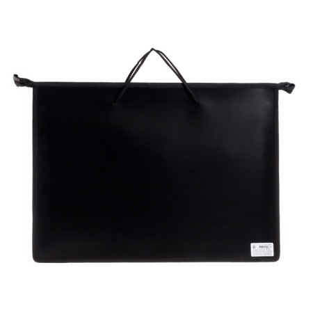 Folder for drawing and drawings A3, 470 x 335 x 50 mm, 0.8, with handles, plastic, lightning from above, standard PM-A3-35 black-1