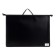 Folder for drawing and drawings A3, 470 x 335 x 50 mm, 0.8, with handles, plastic, lightning from above, standard PM-A3-35 black