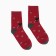 Male socks (2 pairs), burgundy/black color, size 44-45