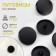 A set of metal buttons on the leg, d = 18 mm, 10 pcs, black matte color