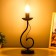 Black Black Risalux table lamp "Duchess" 1x15W E14