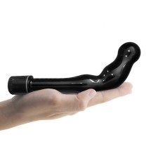 Massager of the prostate oka-hoods, a stimulator of a point G, silicone, black