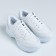 Silicone laces, white color, set 6 pcs + translated tattoo