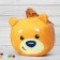 Baby backpack for the boy "Bear", 18x18 cm