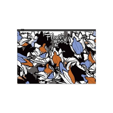 Zip A4 E4 160MKM-Erichkrause "Tulips" folder, translucent, with print