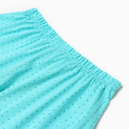 Female pajamas (T -shirt, shorts), menthol color, size 46-2