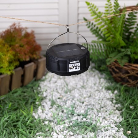 Garden lamp on the sunbater "Flight", 13 × 6 × 13 cm, 6 LED, remote control, glow RGBW-1