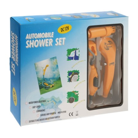 Zein automobile hiking shower: watering can, hose, car cord, pump, hook, holder-10