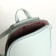 City backpack made of artificial leather with lightning, green color