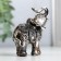 Polystone souvenir "Two Indian Elephants" set 2 pcs 8.3x7x3.5 cm