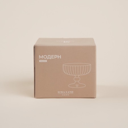 Glass Glass SL Home "Modern", 300 ml, 12 × 10 cm, pink color-3