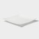 Porcelain dish for feeding Magistro "Blanche Square", D = 36.5 cm, white color
