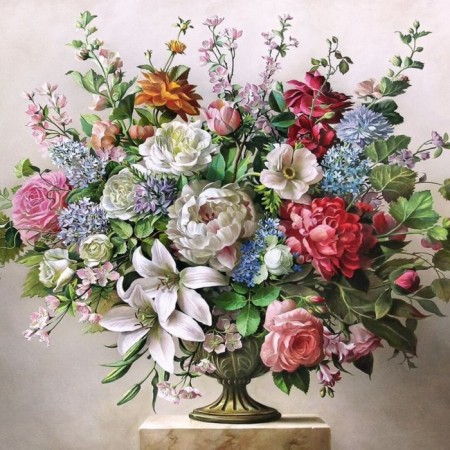 Puzzle "Glamorous Bouquet", 1000 elements-1