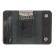 Key on the button, 6 carbines, crocodile, black color