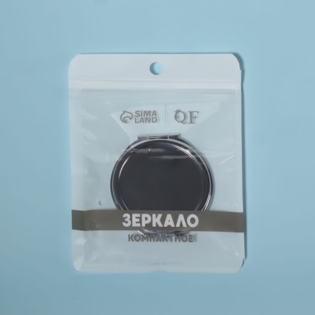 Folding mirror, d 6 cm, silver color-7