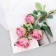 Artificial flowers "Rose Blue perfume" D-5 cm 60 cm, dark pink