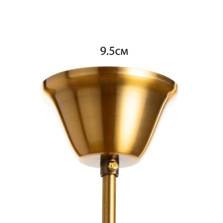 Chandelier "Floa" 5he14 40W black and gold 60x73x60 cm Bayerlux-4