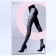 Pantyhose "hearts", black color, size S