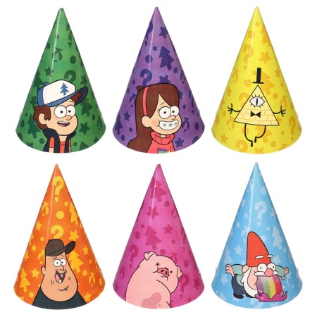 Paper cap, set, 6 pieces, gravity farz-1