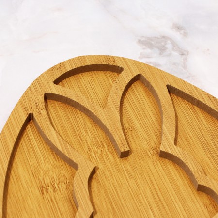 Menzhitsa, set of 2 pcs., Tree “Dishes: Easter animals”, hare 30x24 cm, chicken 30x24 cm.-5